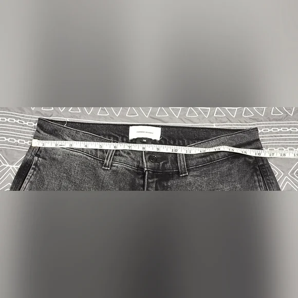 Current/Elliott High Waisted Wide Leg Released Hem Jeans Size 28 - Picture 6 of 9